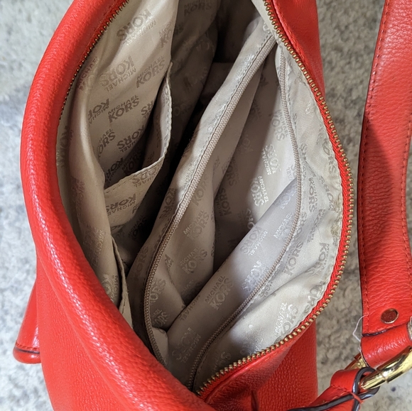 Red Michael Kors Purse - Picture 3 of 3